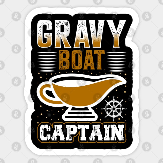 Gravy Boat Captain Sticker by OFM